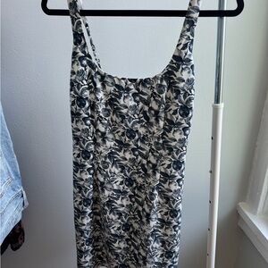 Abercrombie & Fitch 90’s slip mini dress in blue floral